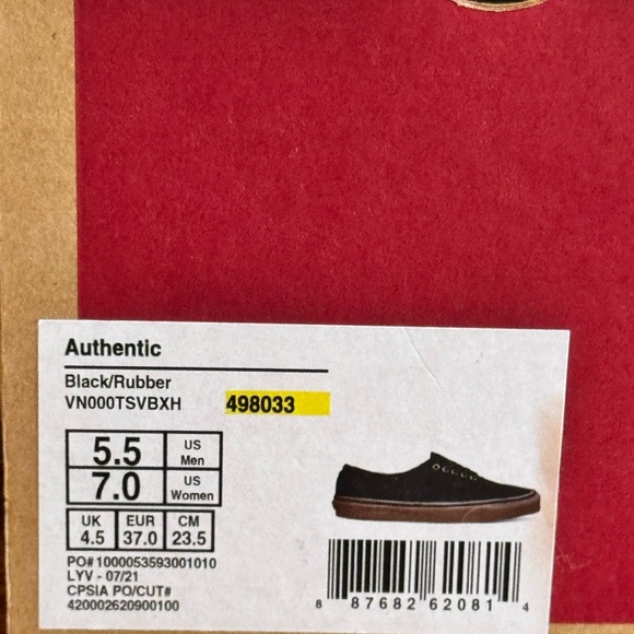 Authentic Vans - Picture 8 of 9